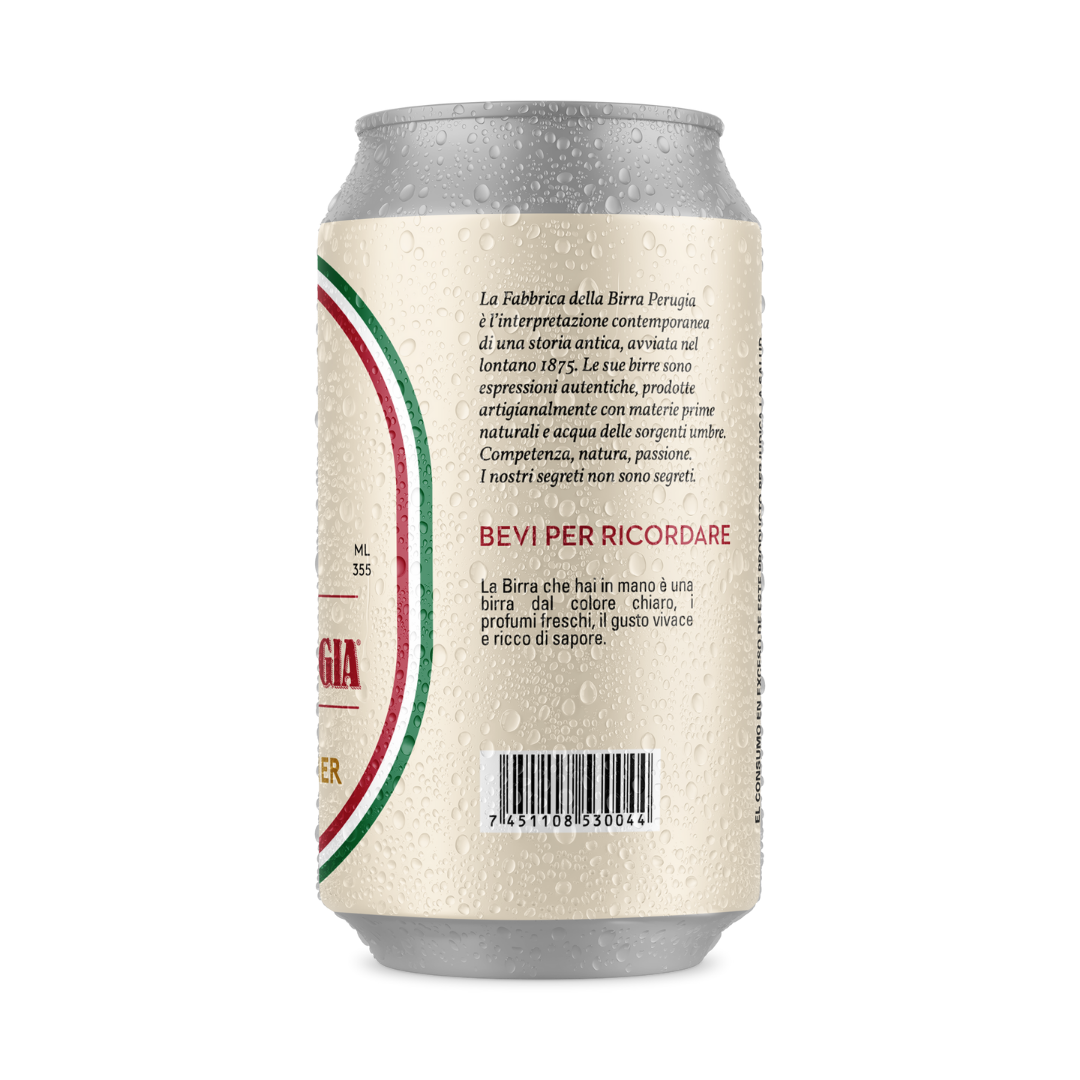Cerveza Birra Perugia Lata - 355ml