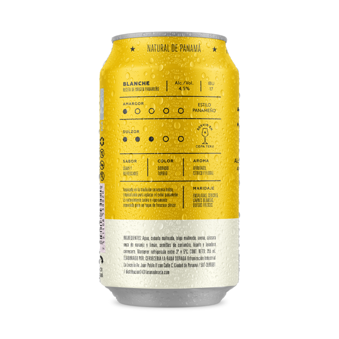 Cerveza Blanche Lata - 355ml