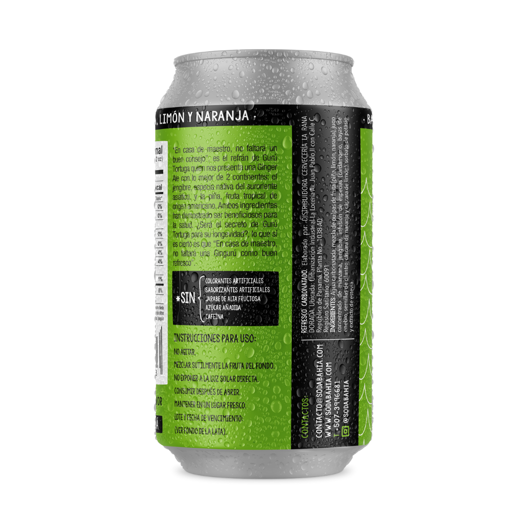 Soda Bahía Gingurú Lata - 355ml