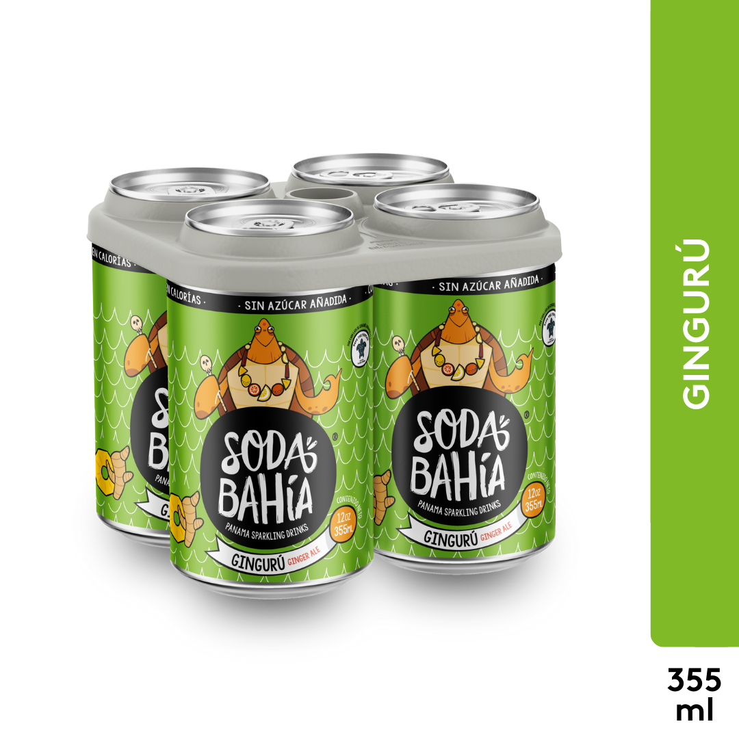 Soda Bahía Gingurú Lata - 355ml