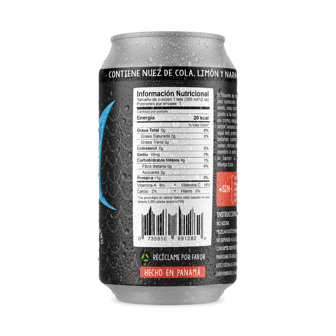 Soda Bahía Mansa Cola Lata - 355ml