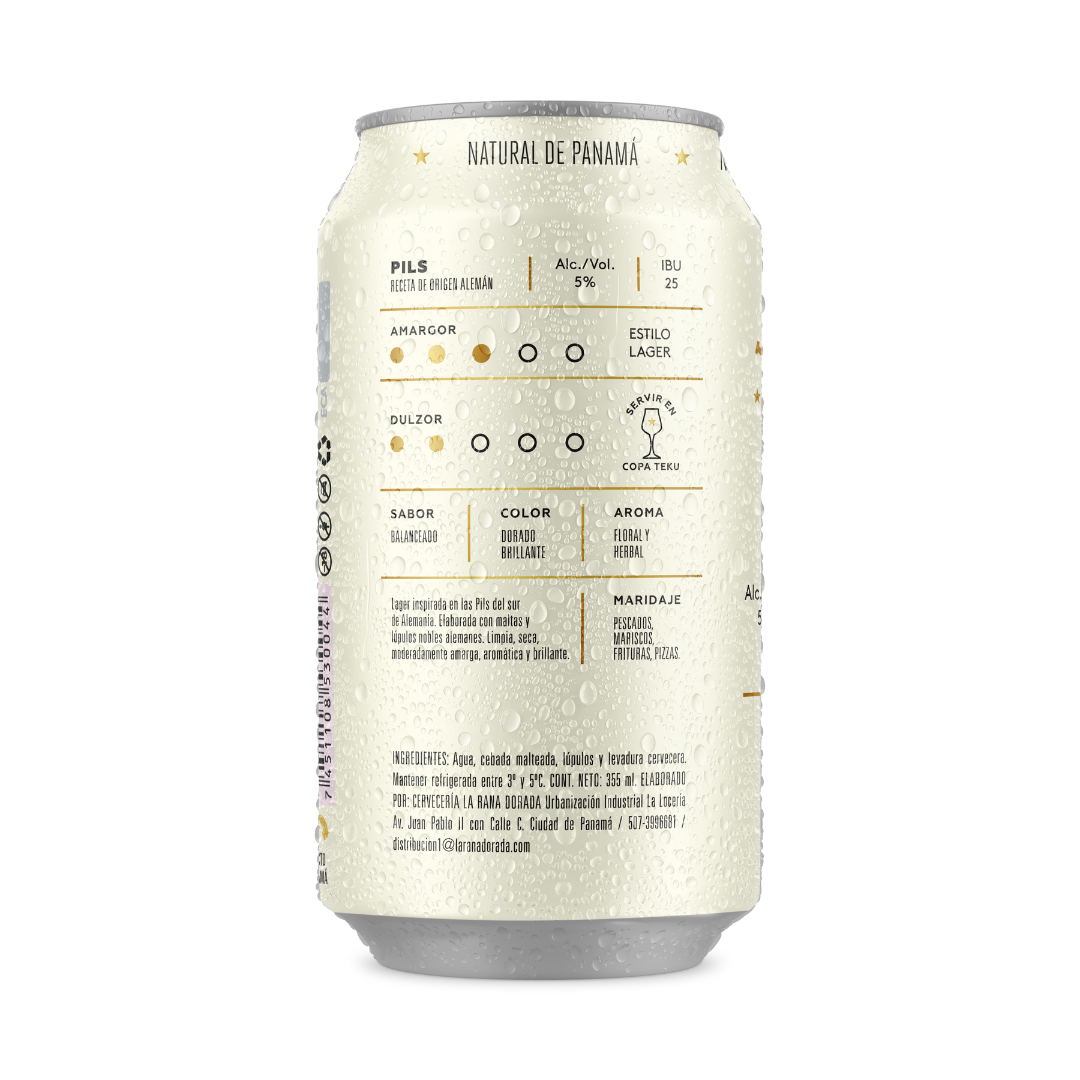 Cerveza Pils Lata - 355ml