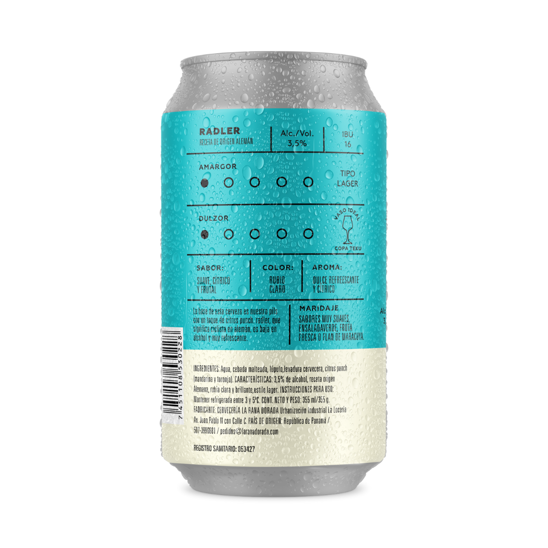 Cerveza Radler Lata - 355ml