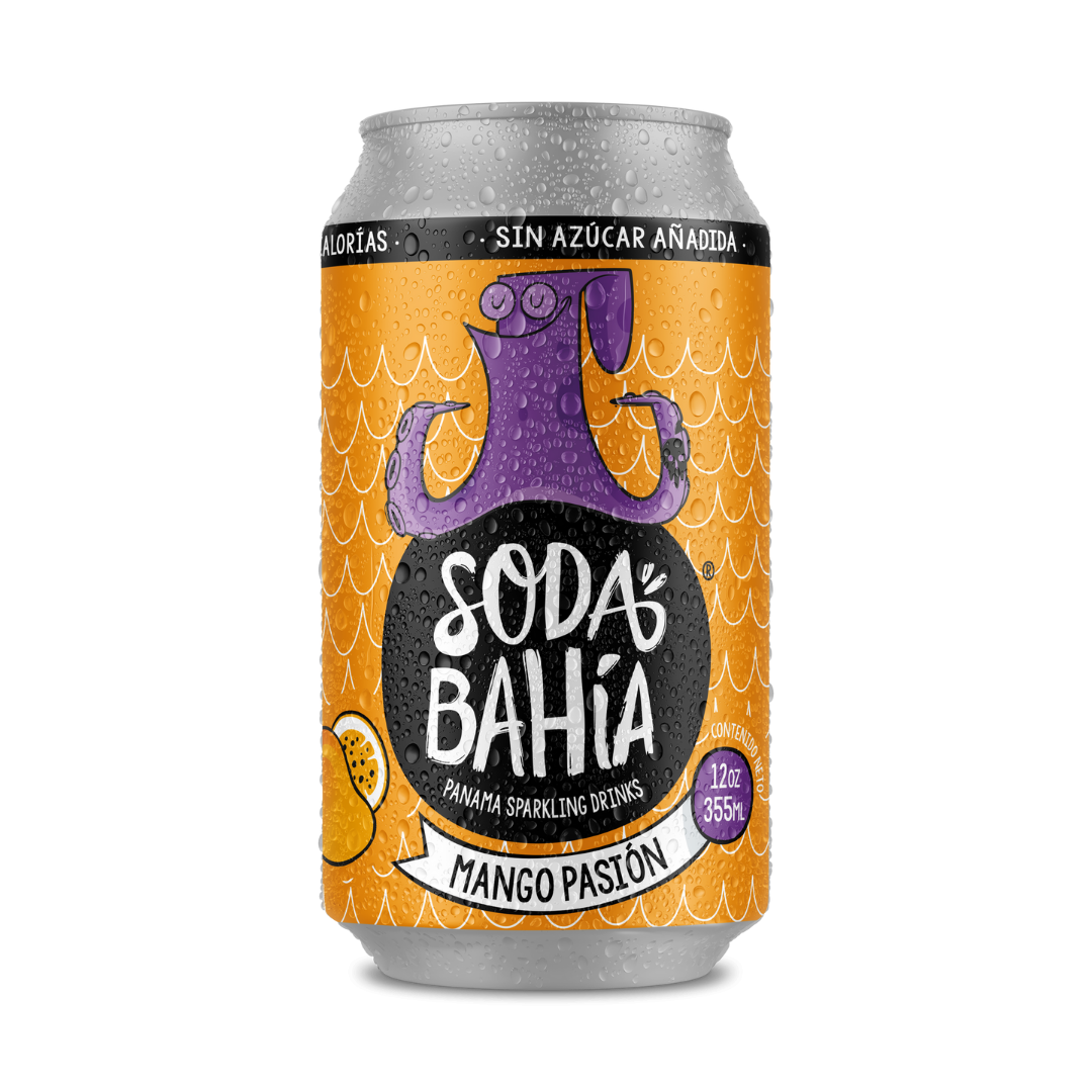 Soda Bahía Mango Pasión Lata - 355ml