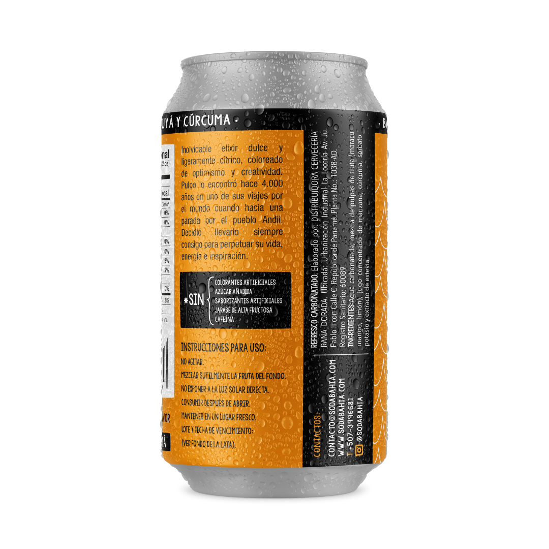 Soda Bahía Mango Pasión Lata - 355ml