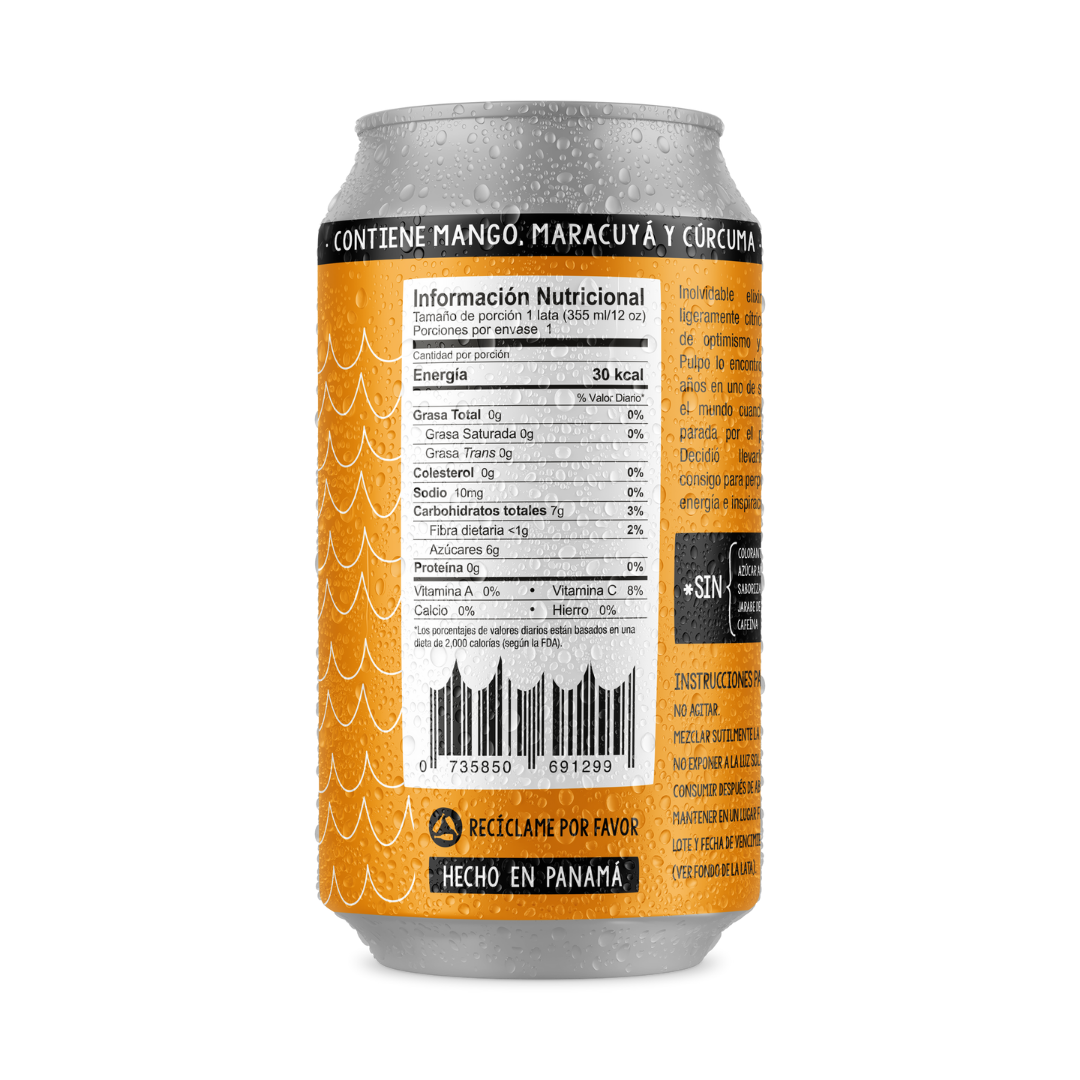 Soda Bahía Mango Pasión Lata - 355ml