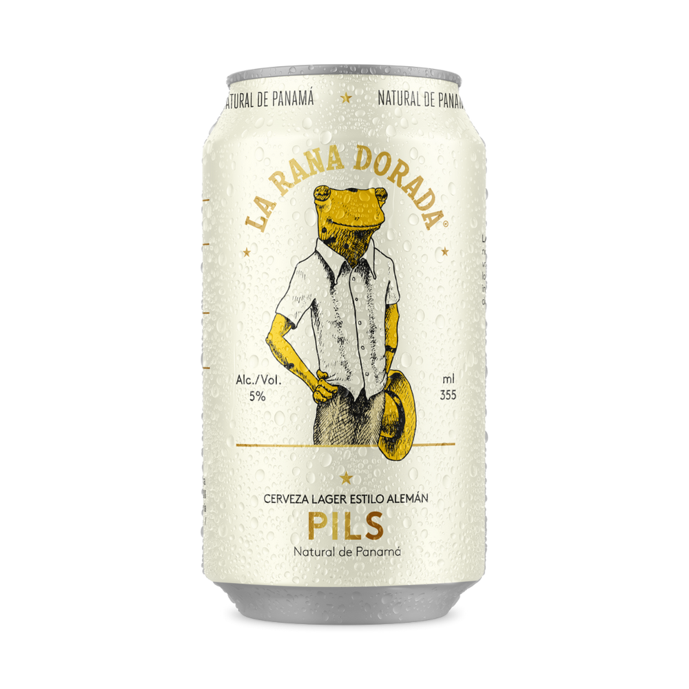 Cerveza Pils Lata - 355ml - La Rana Dorada