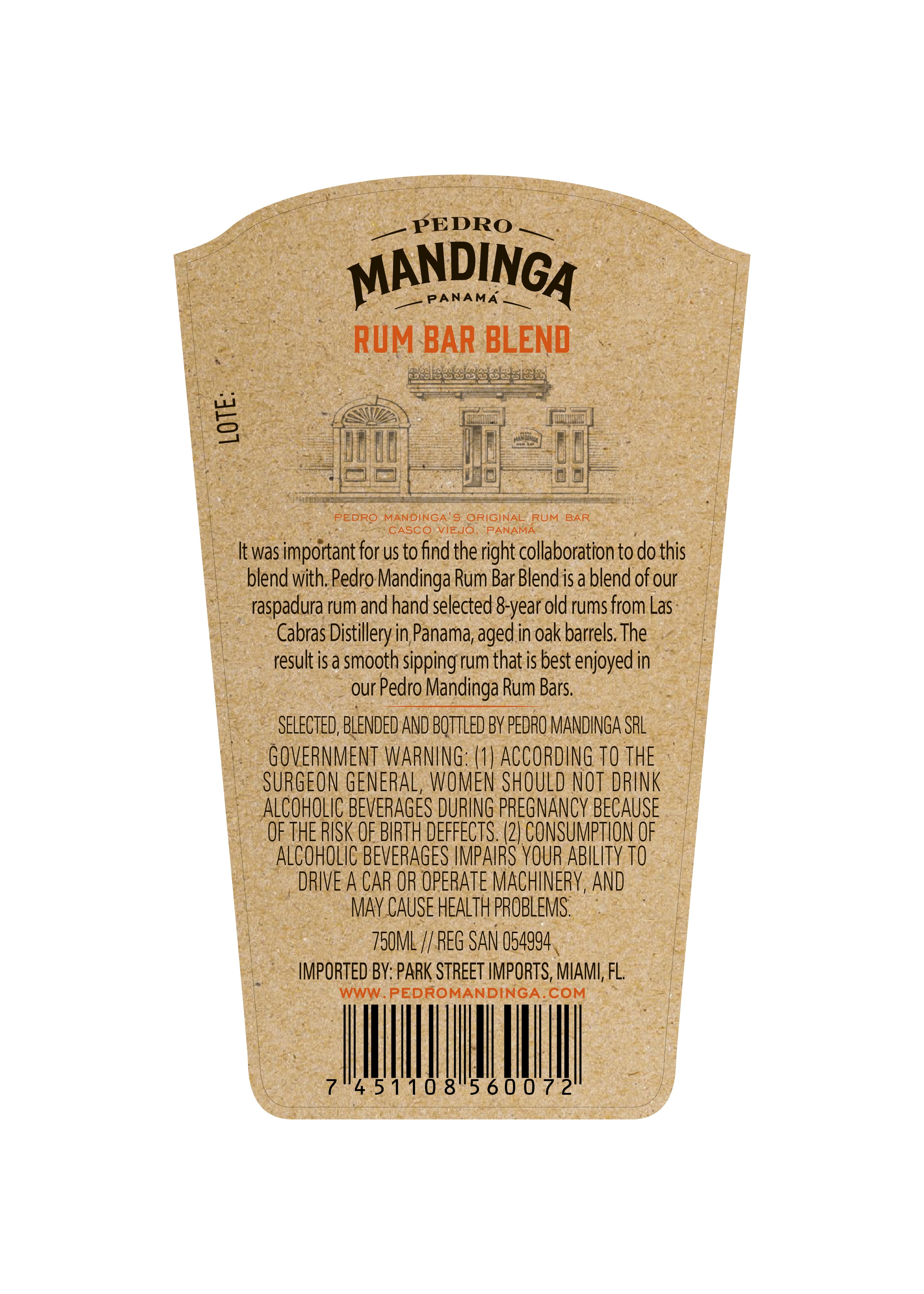 Ron Pedro Mandinga Blended