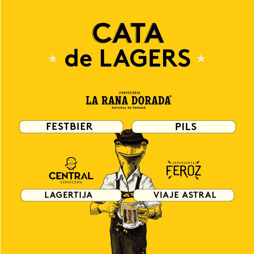 Cata de 4 Cervezas Lagers