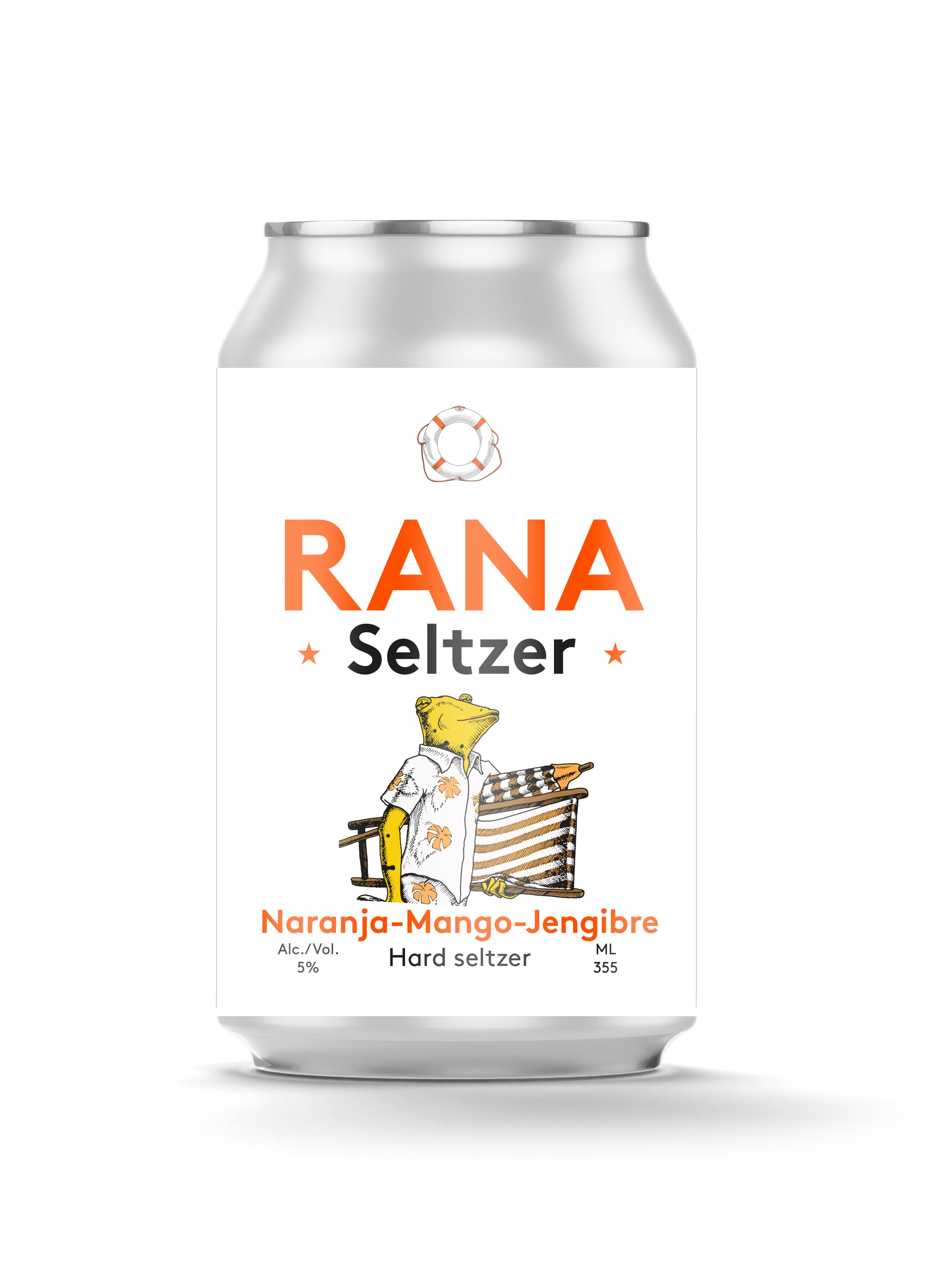 Hard Seltzer Mango Naranja Jengibre