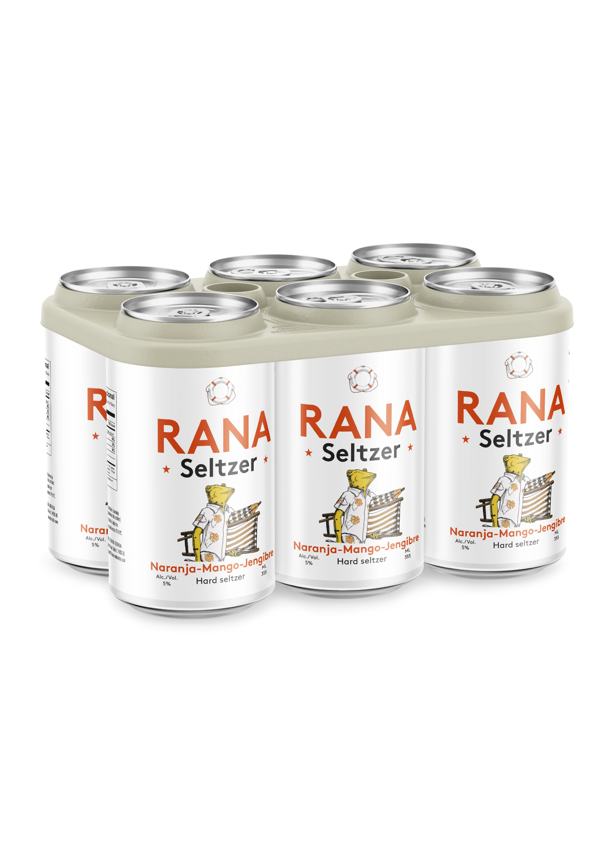 Hard Seltzer Mango Naranja Jengibre